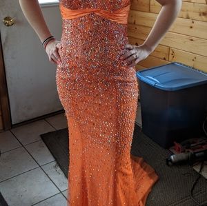 Orange dress